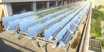 太陽能高效集中供熱和發電系統